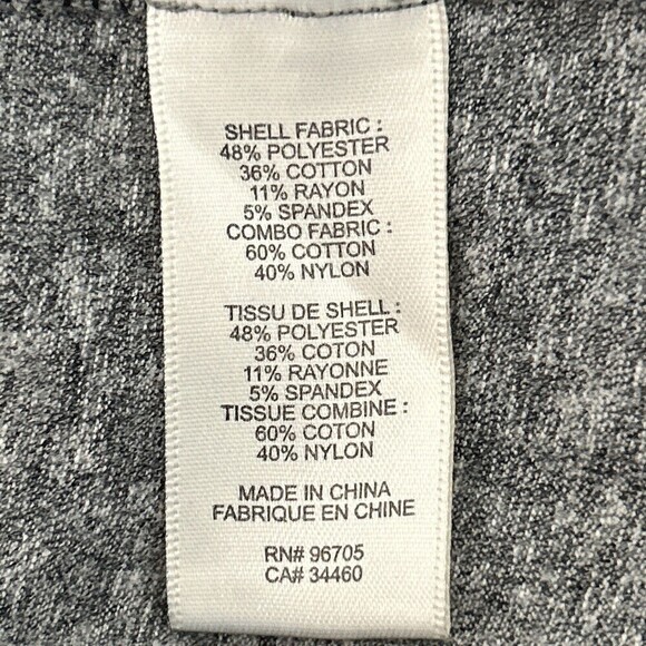 Rebecca Taylor Gray & Black Lace Inset T-Shirt Size Small (4/6) - Picture 5 of 12